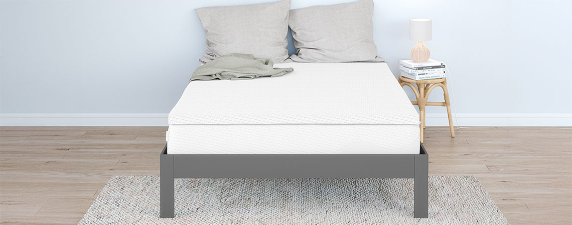 Schaumstoffmatratzen im KILDEN-Bettgestell Schaumstoffmatratzen können aus Latex, Memory-Schaum, Polyetherschaum oder anderen Schaumstoffarten bestehen.