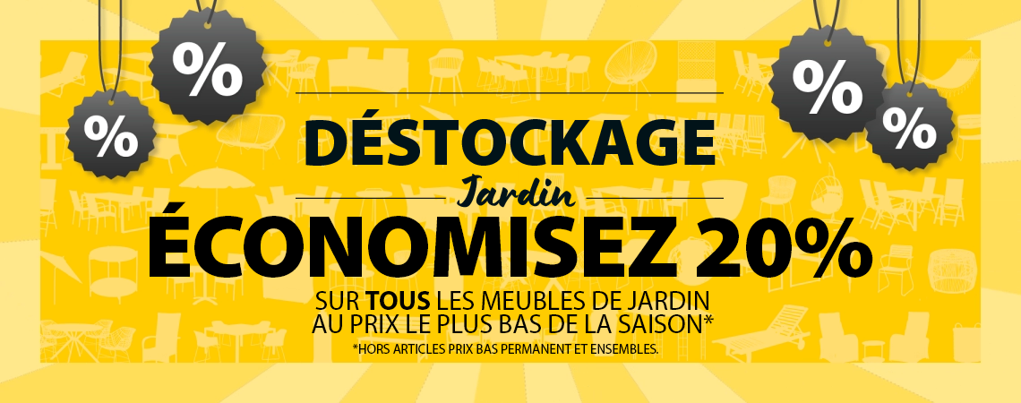 Déstockage jardin