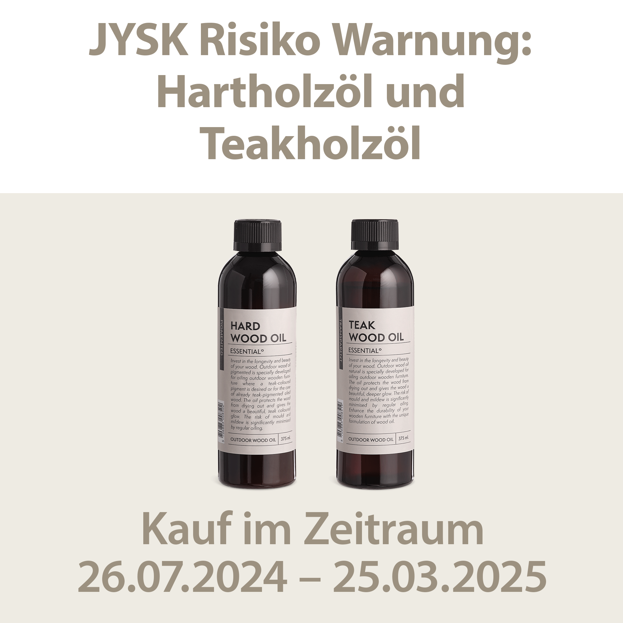 Produktrückruf