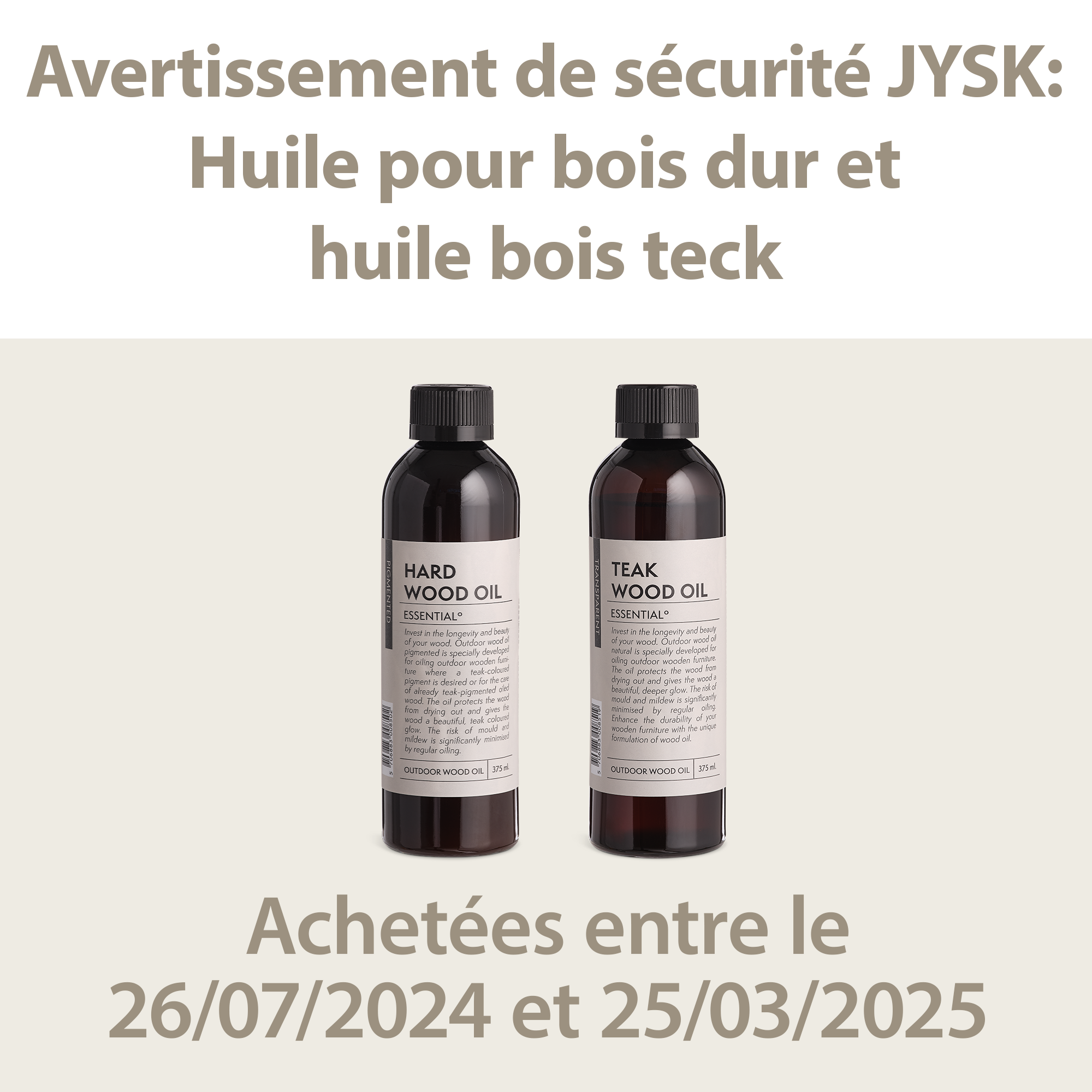 Rappel de produit