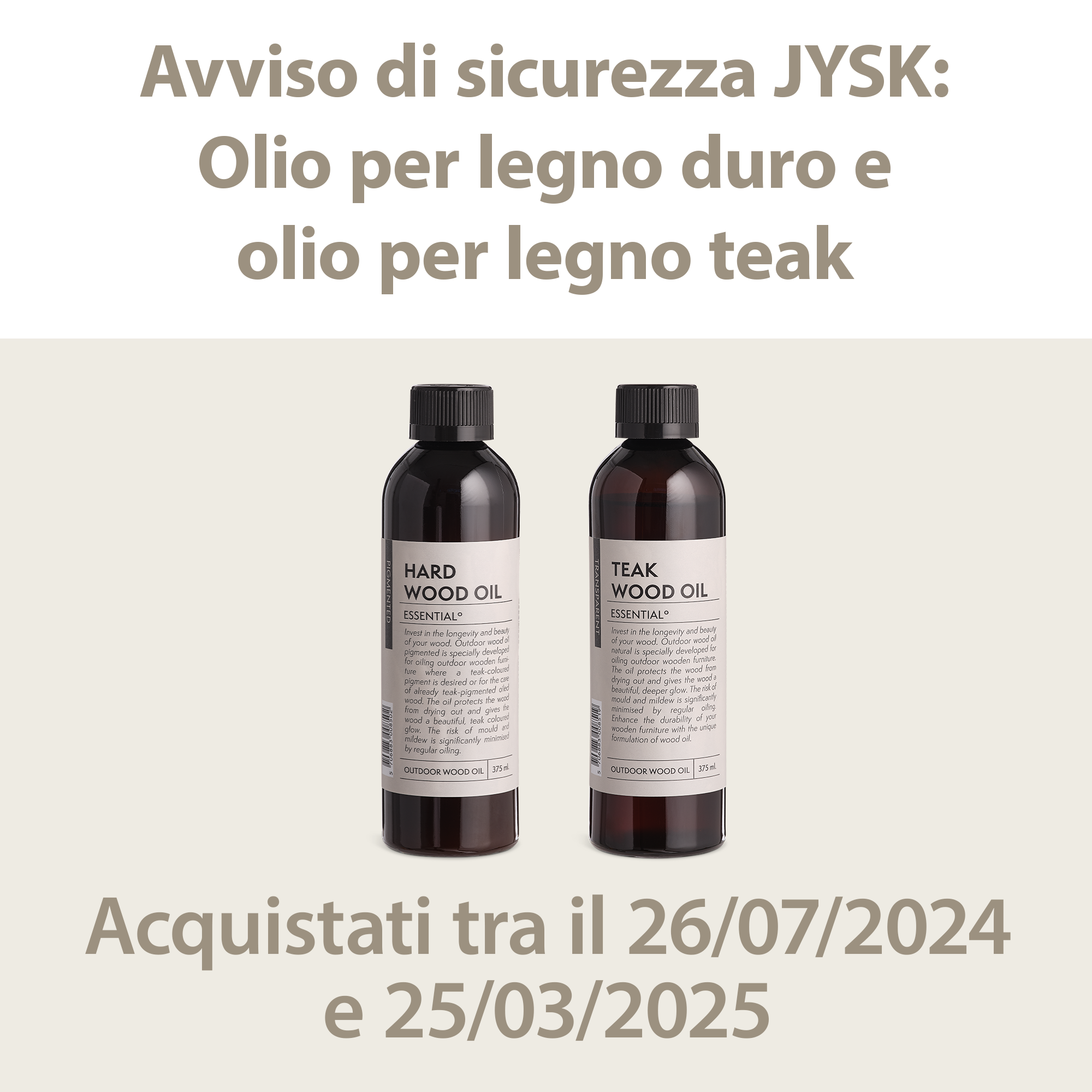 Ricchiami di prodotti
