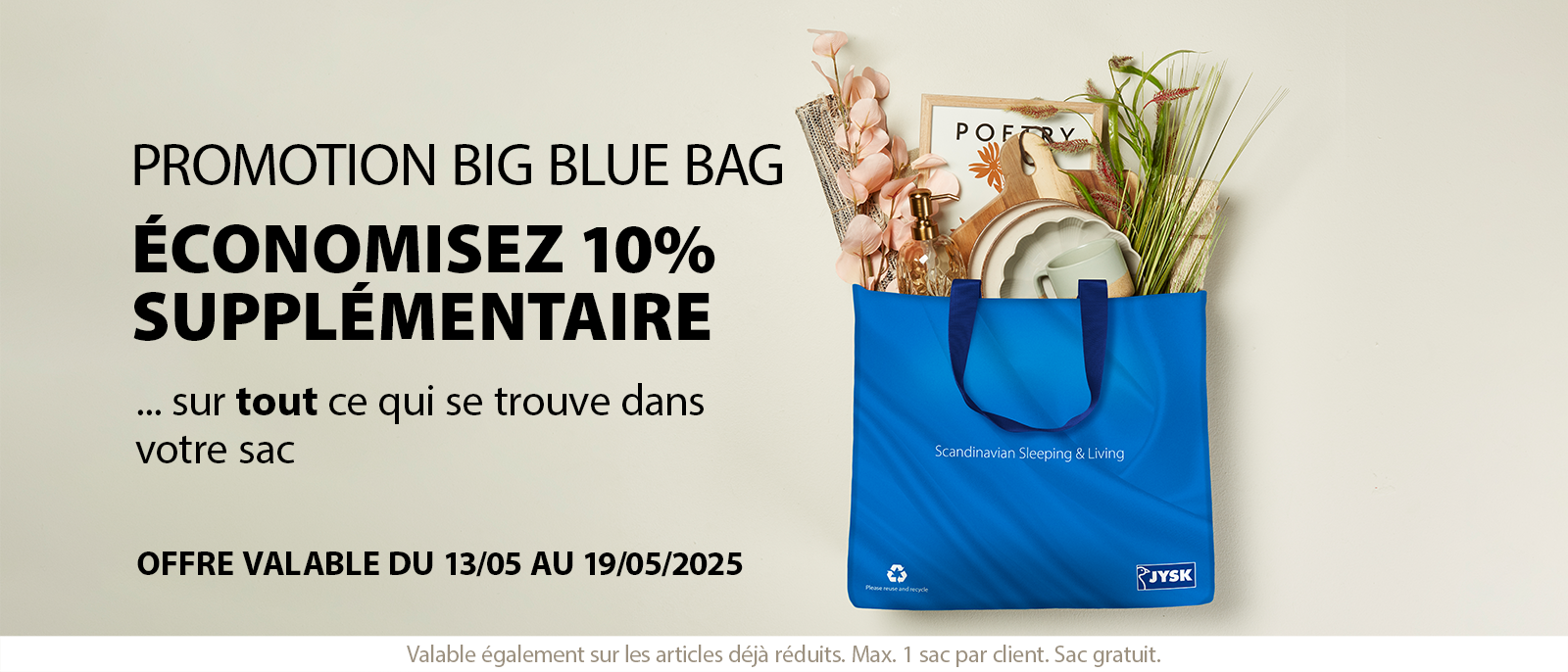 Promotion BIG BLUE BAG