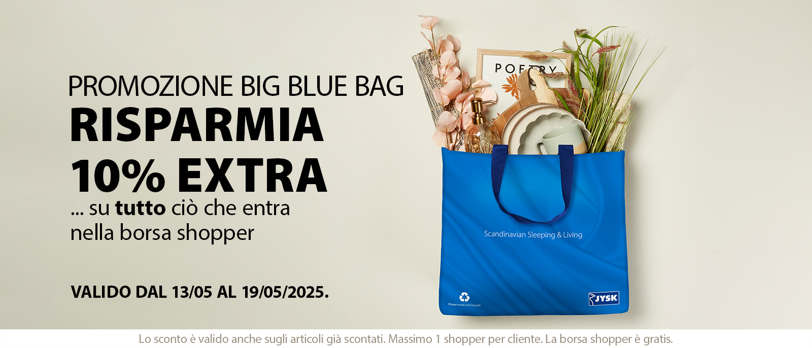 Promozione BIG BLUE BAG