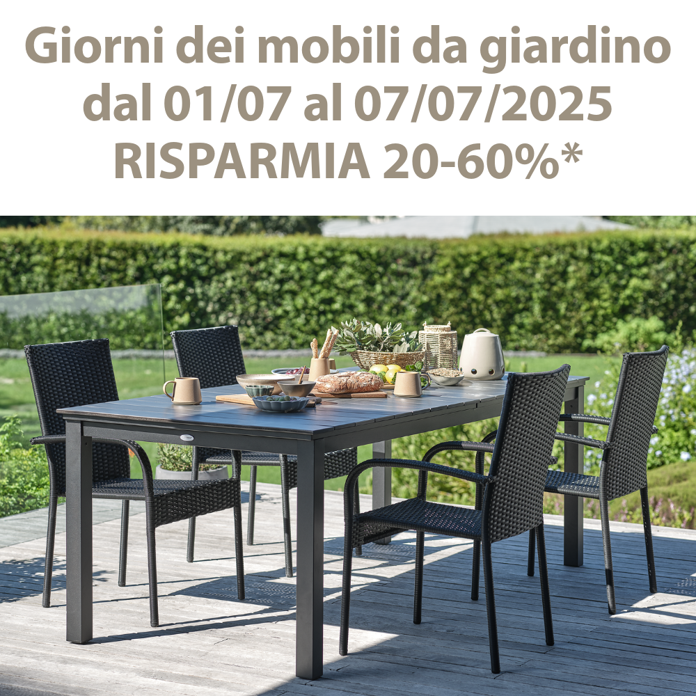 Giorni dei mobili da giardino