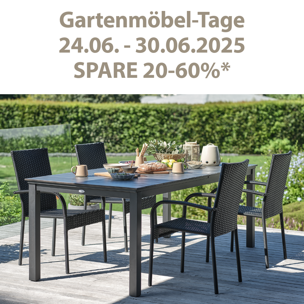Gartenmöbel-Tage - Spare 20-60%