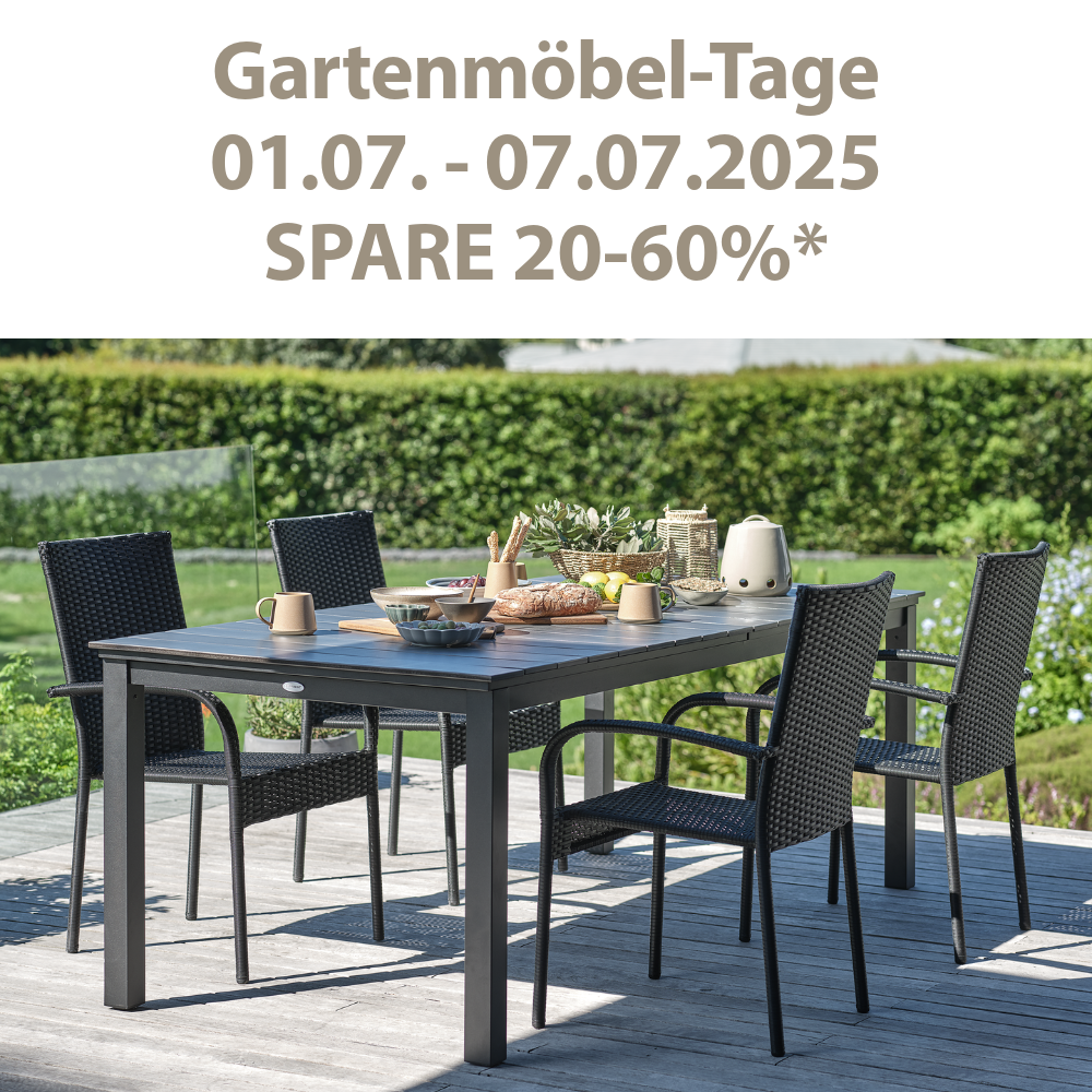 Gartenmöbel-Tage - Spare 20-60%