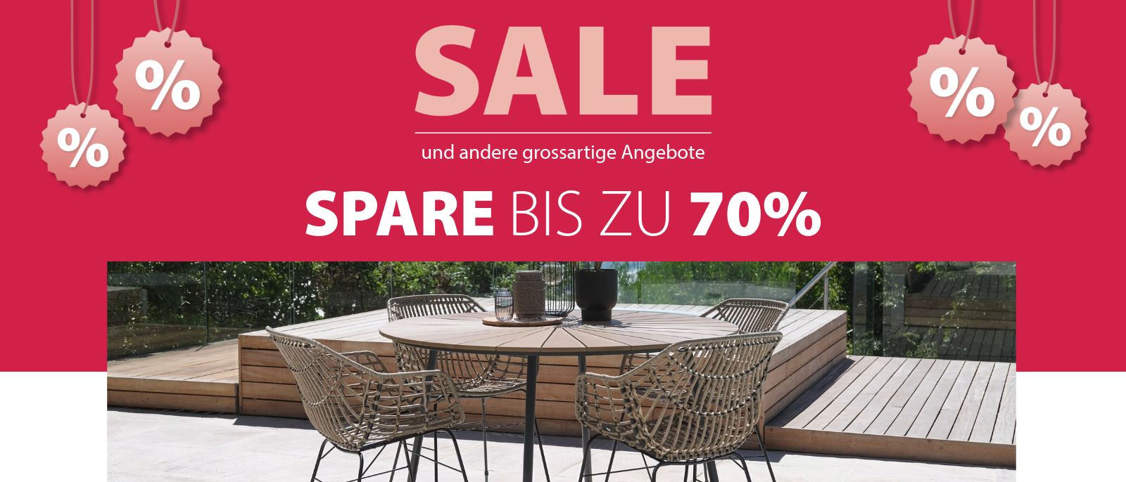 SALE Spare bis zu 70%