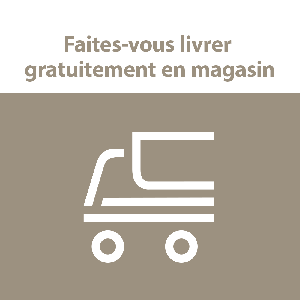 Faites vous livrer gratuitement en magasin