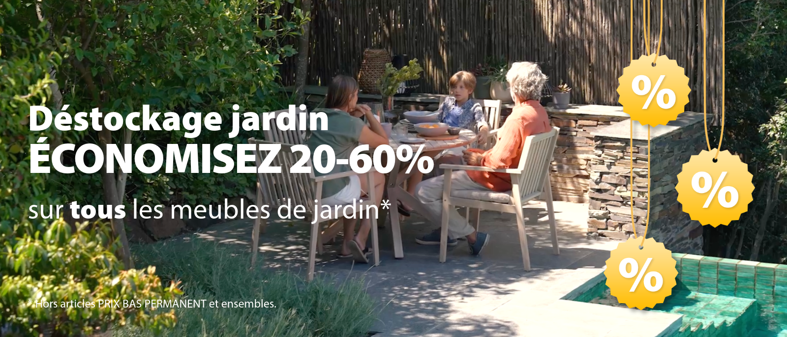 Déstockage jardin