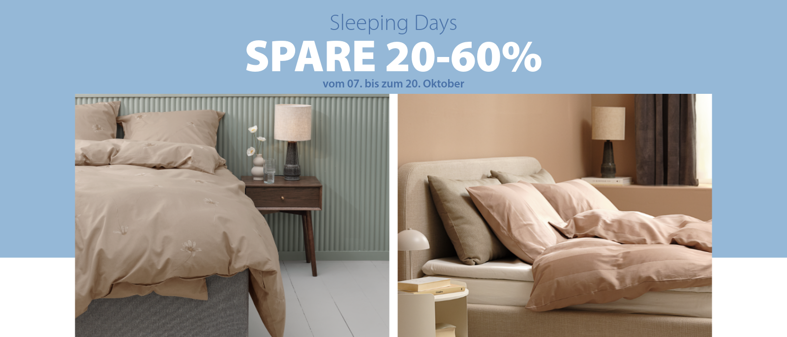 Sleeping Days Spare 20-60%