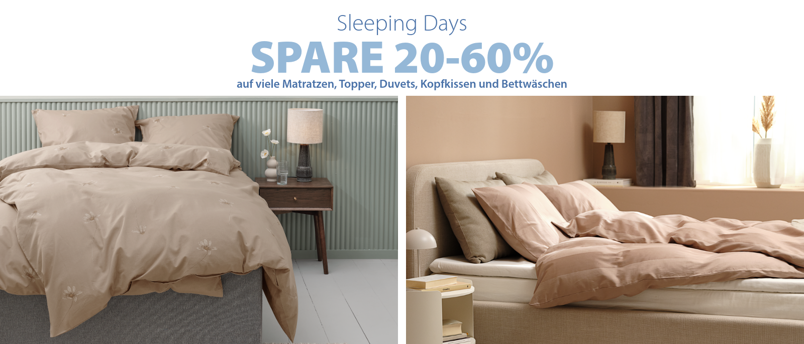 Sleeping Days Spare 20-60%