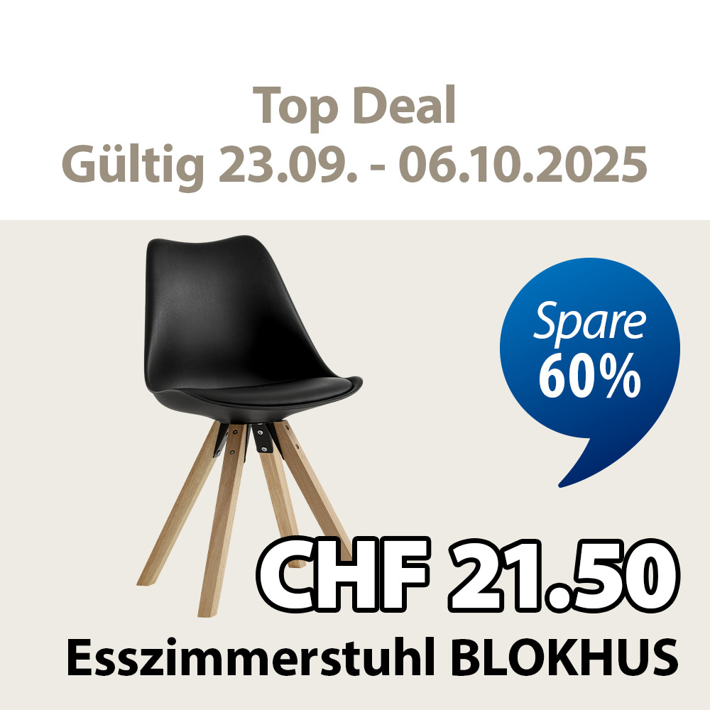 Top Deal Esszimmerstuhl BLOKHUS Spare 60%