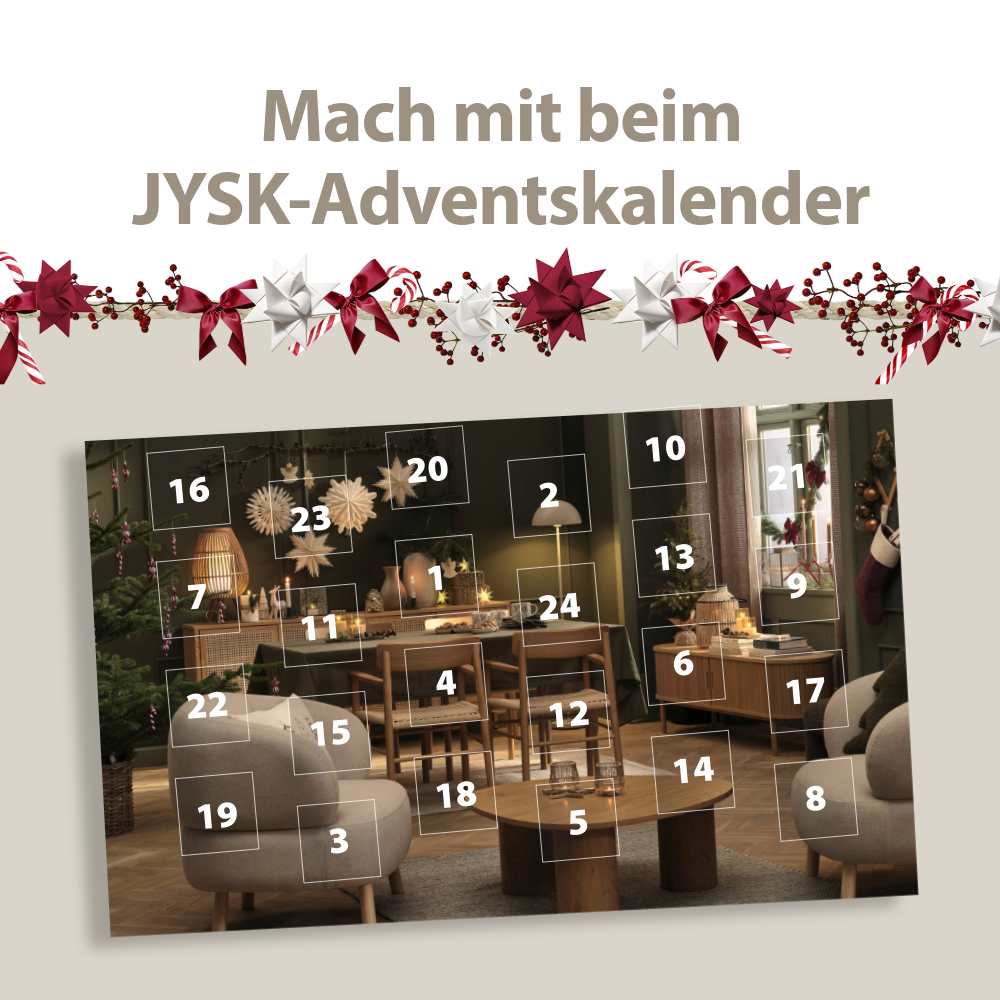 Gewinnspiel: JYSK-Adventskalender