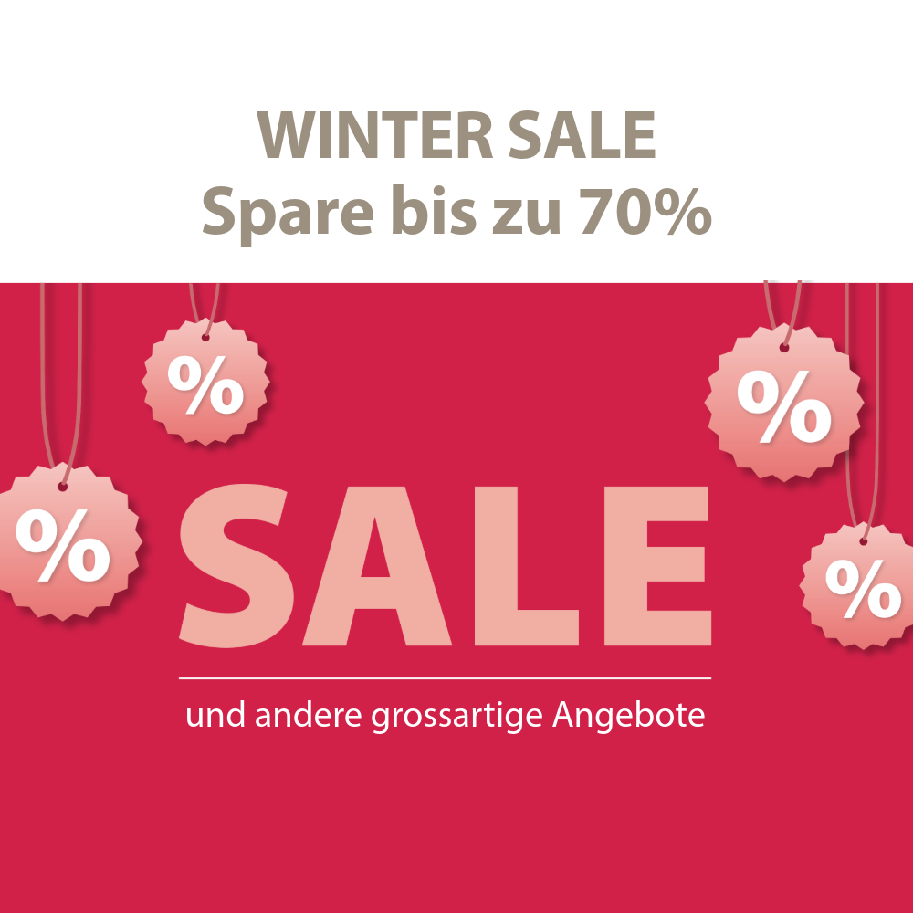 Winter Sale Spare bis zu 70%