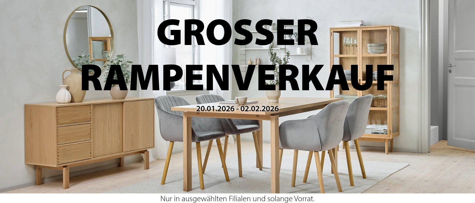Grosser Rampenverkauf 2026