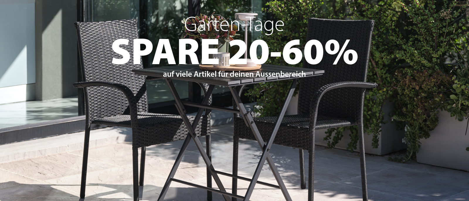 Garten-Tage Spare 20-60%