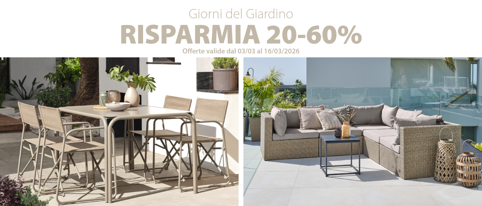 Giorni del Giardino - Risparmia 20-60%