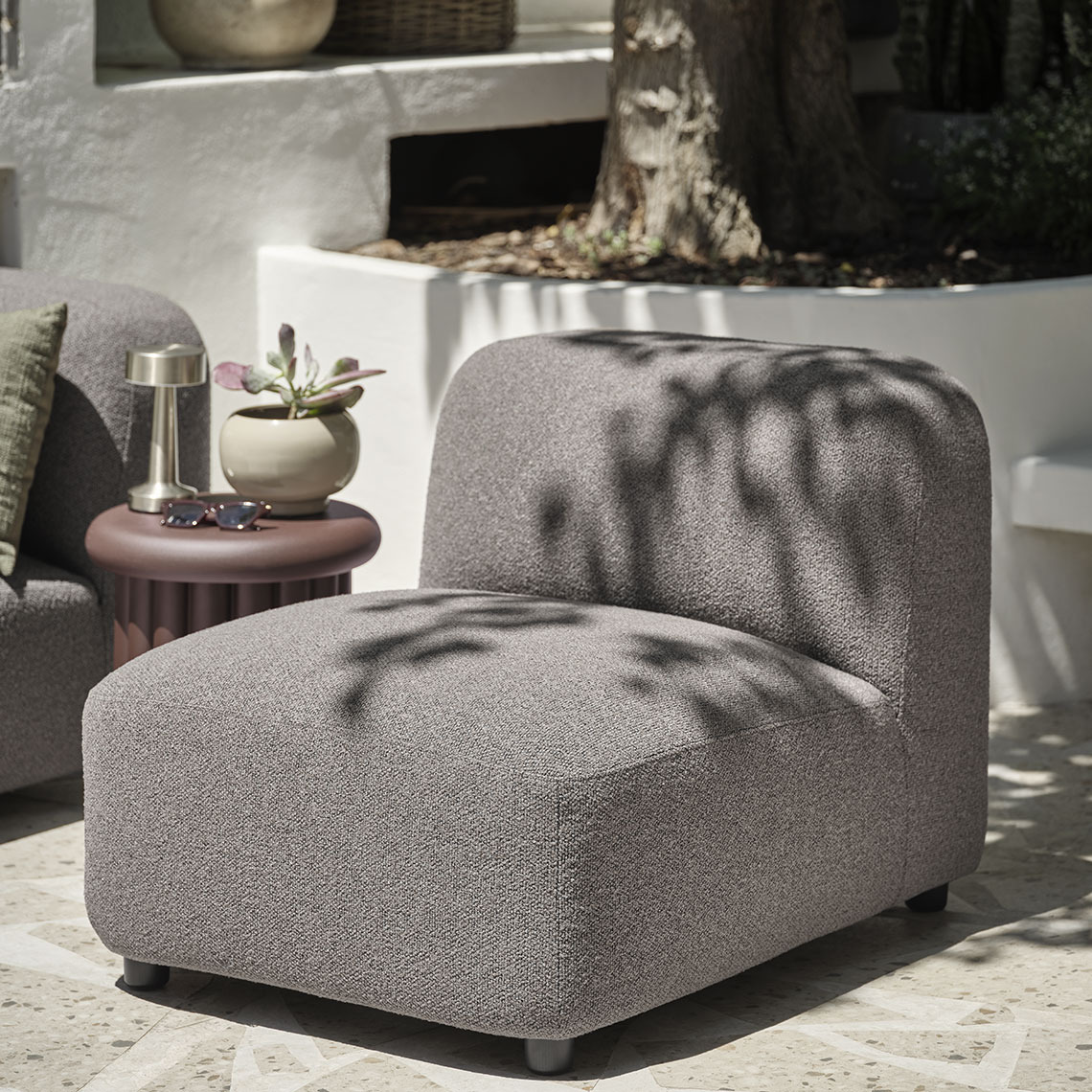 Lounge-Modul auf einer Terasse