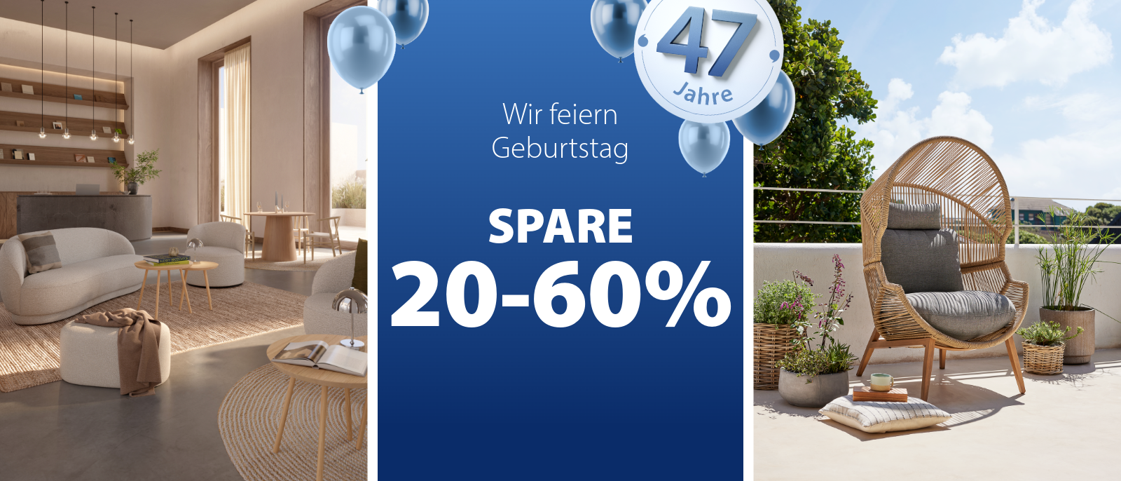 Wir feiern Geburtstag - Spare 20-60%