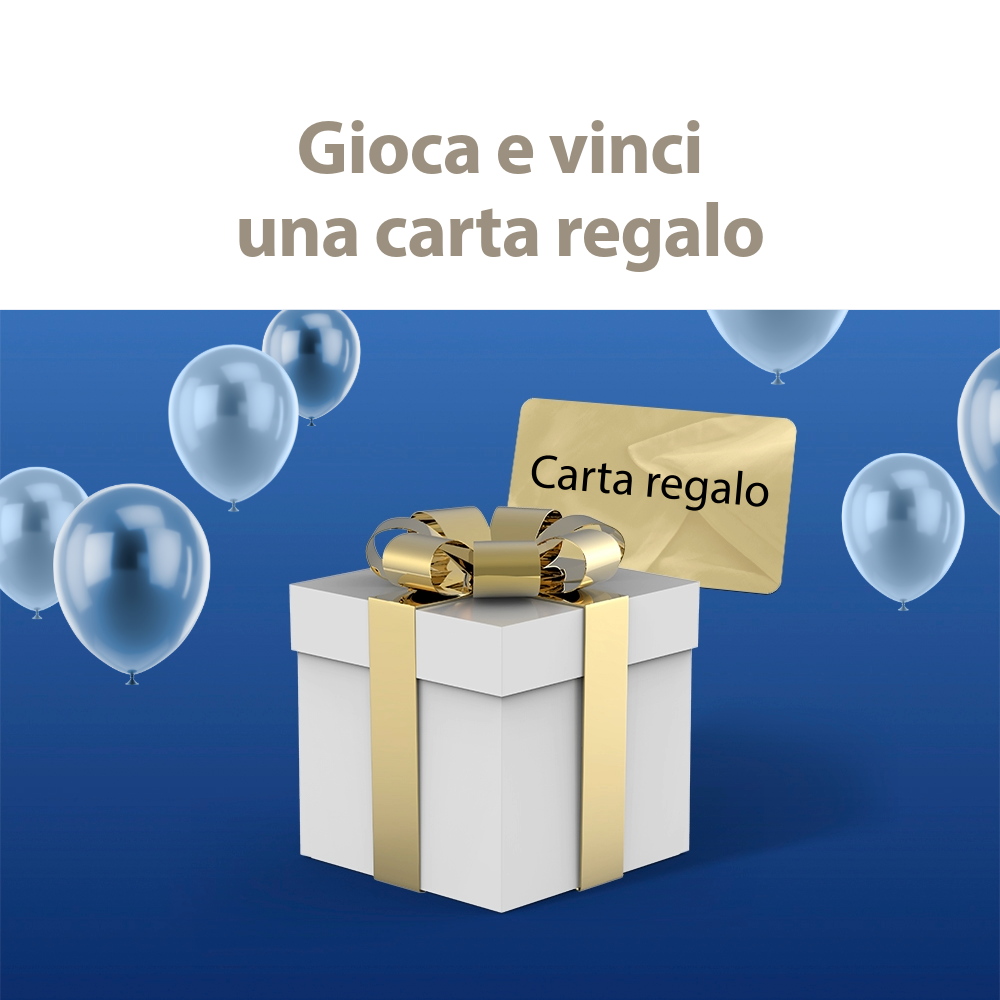 Gioca e vinci la nostra carta regalo