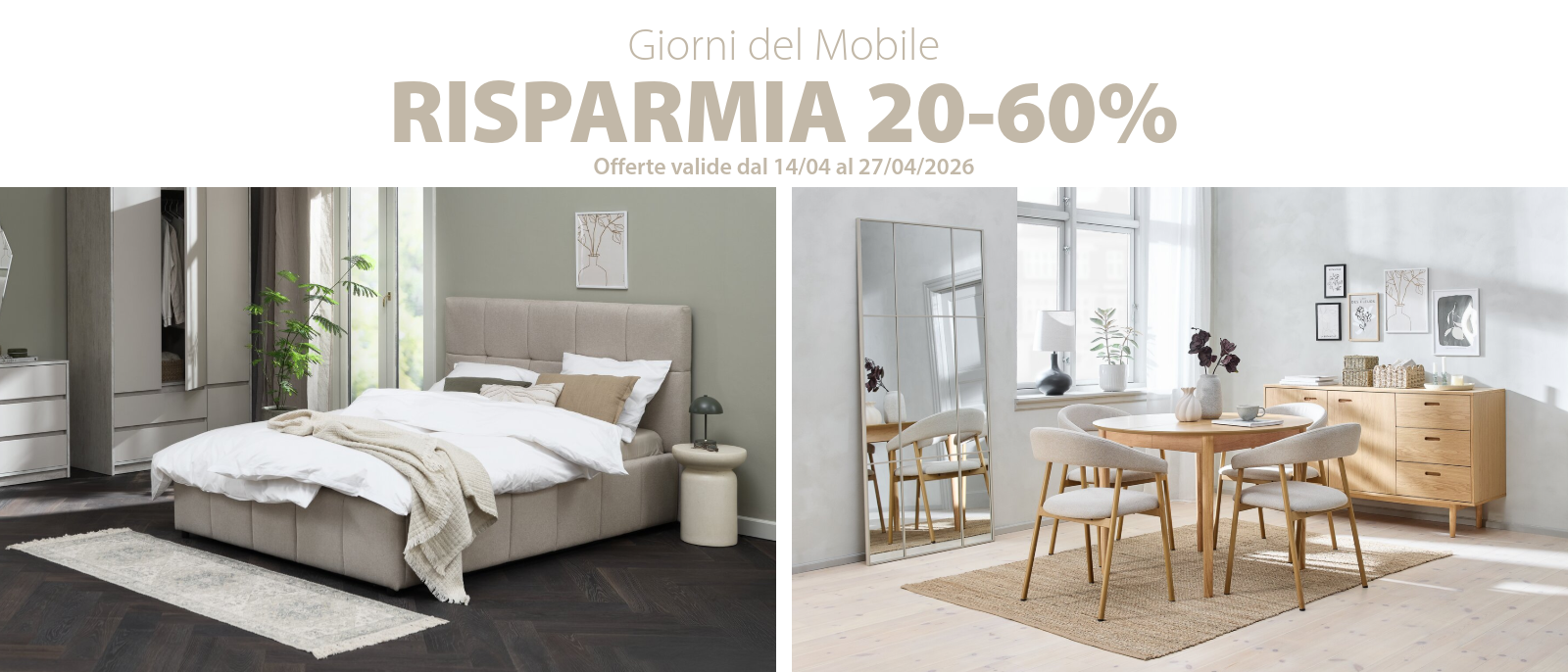 Giorni del mobile - Risparmia 20-60%
