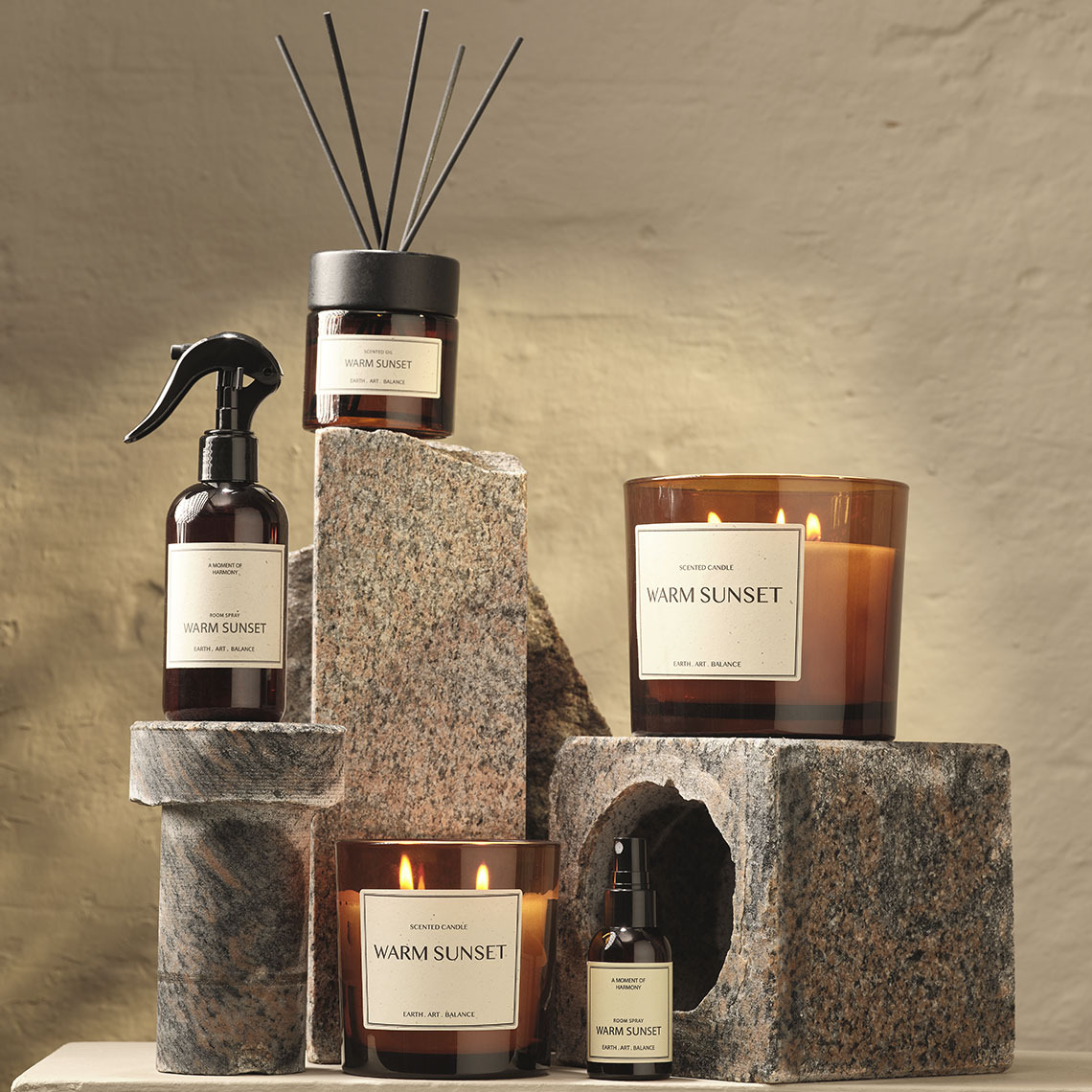 Candele profumate, spray per ambienti e diffusori di fragranze