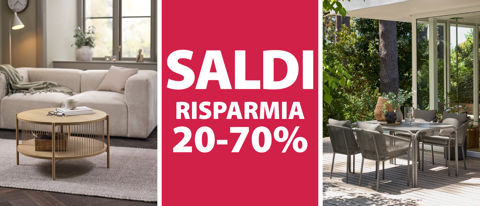 SALDI - Risparmia 20-70%