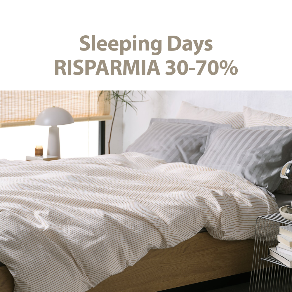 Sleeping Days - risparmia 30-70% su molti articoli