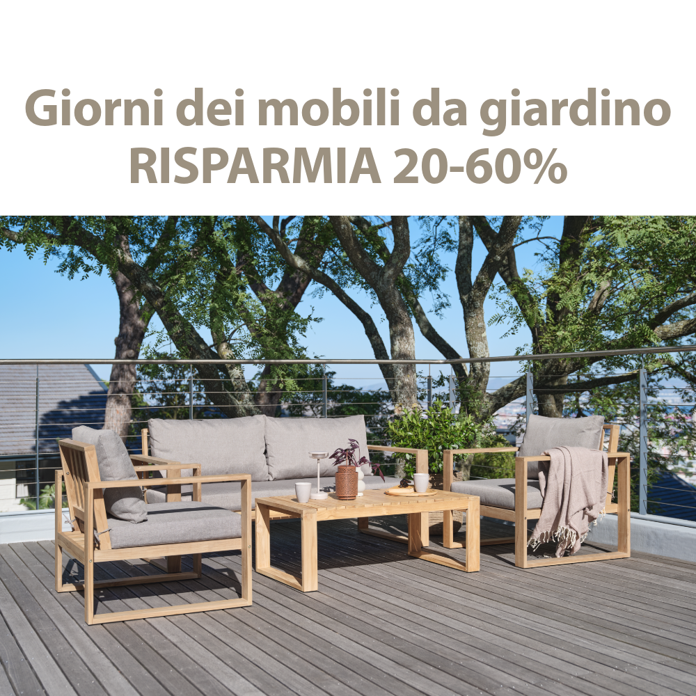 Giorni dei mobili da giardino 