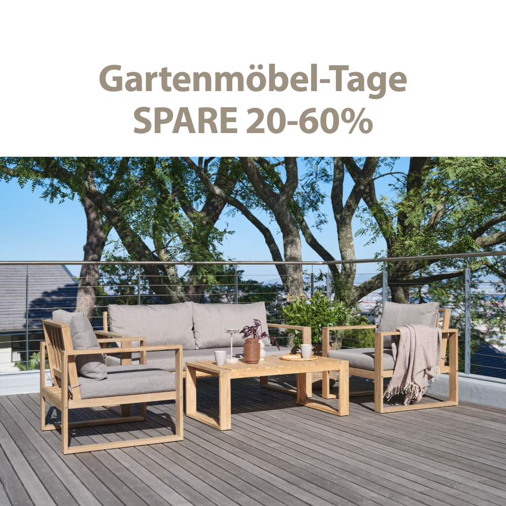 Gartenmöbel-Tage - Spare 20-60%