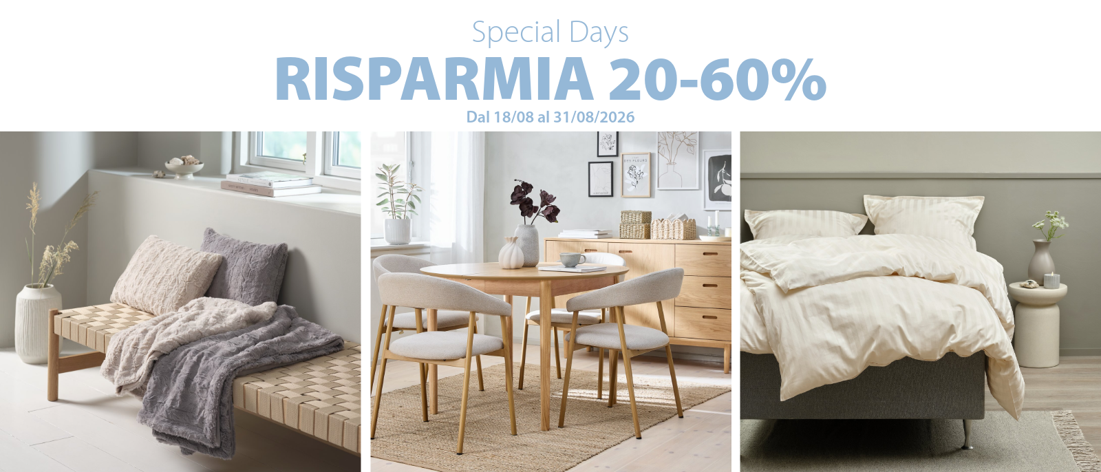 Special Days - Risparmia 20-60%