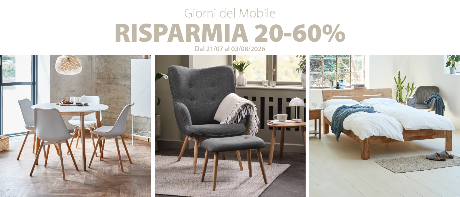 Giorni del mobile - Risparmia 20-60%