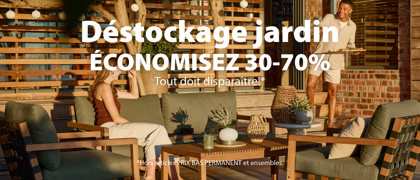 Déstockage jardin
