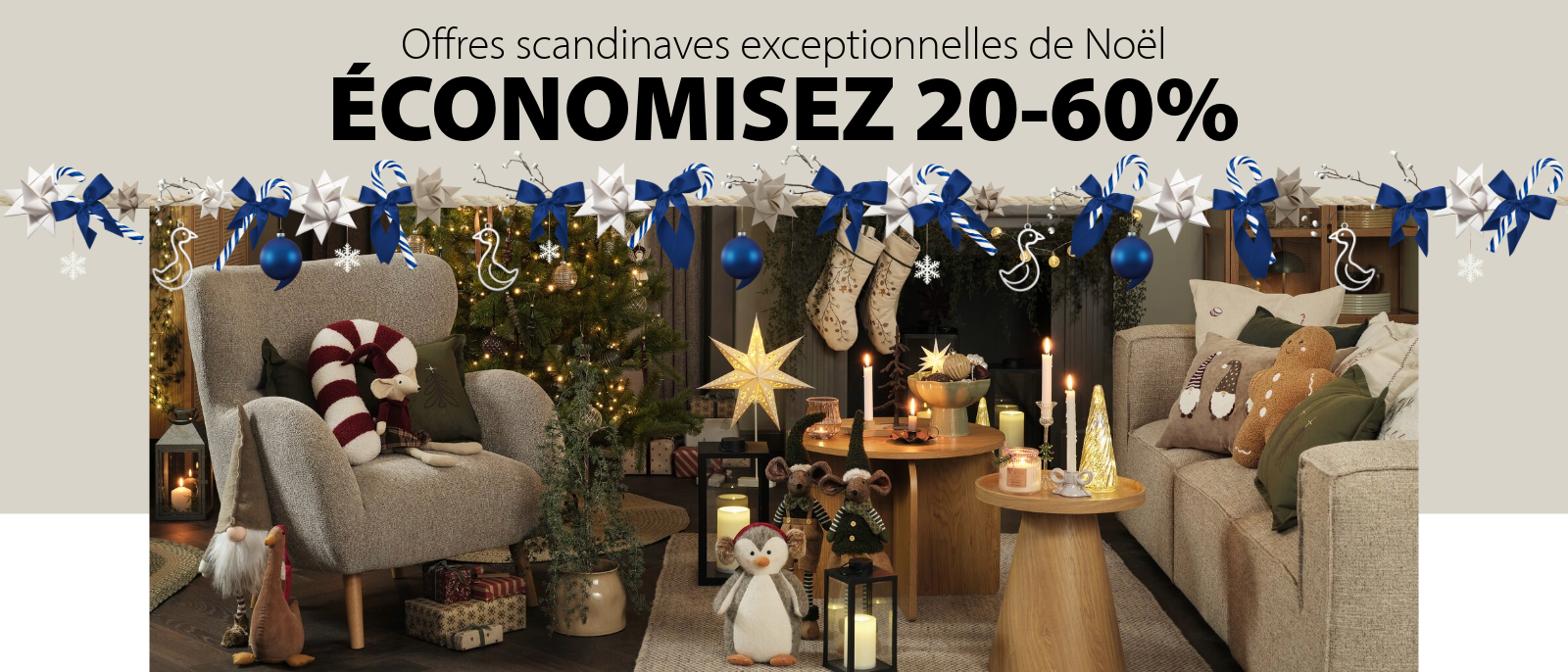 Offres scandinaves exceptionnelles de Noël